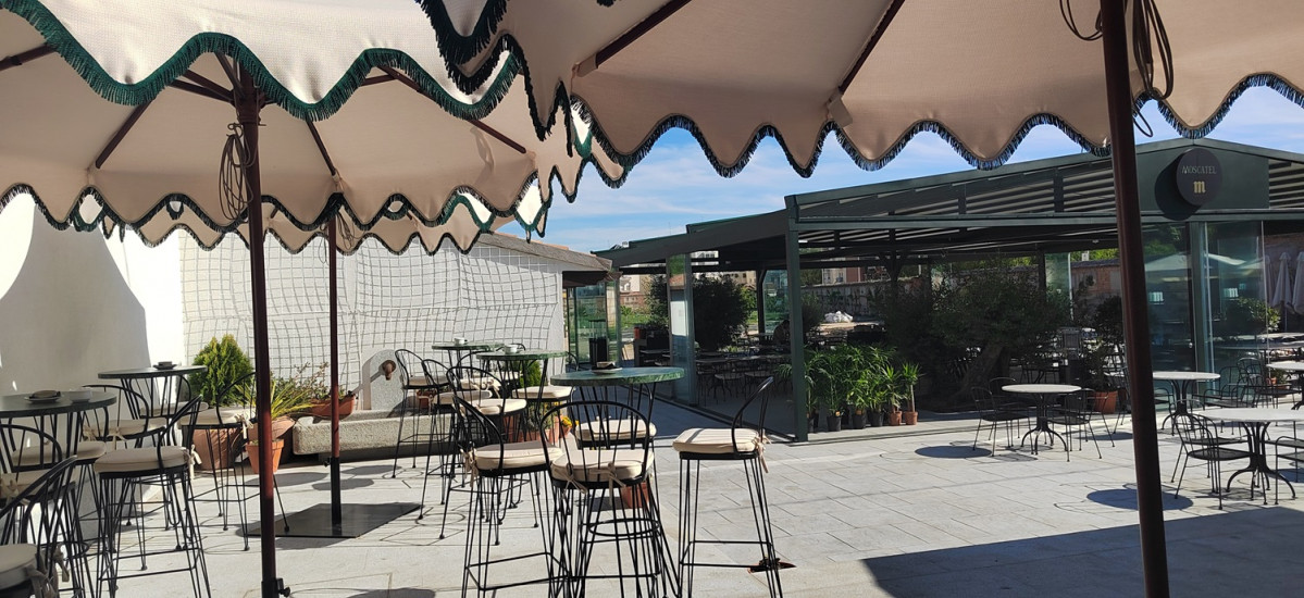 Terraza para comer y picotear