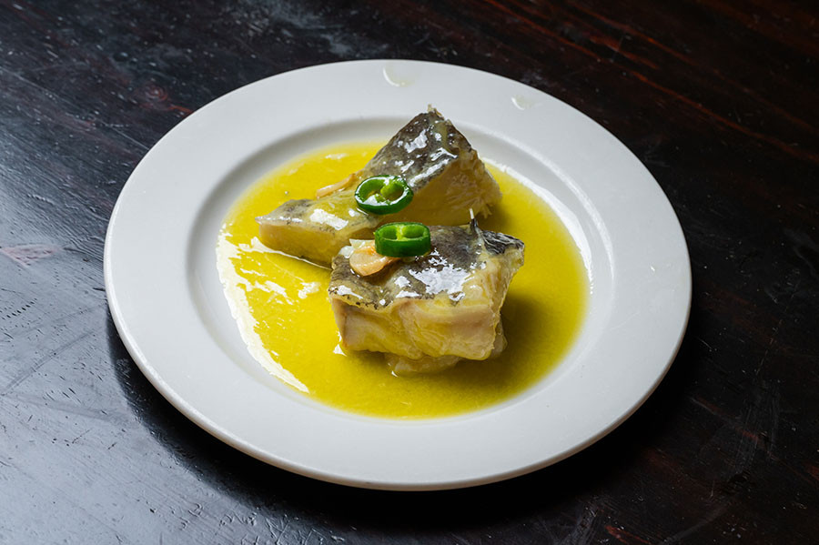 Bacalao al pil pil   Jota