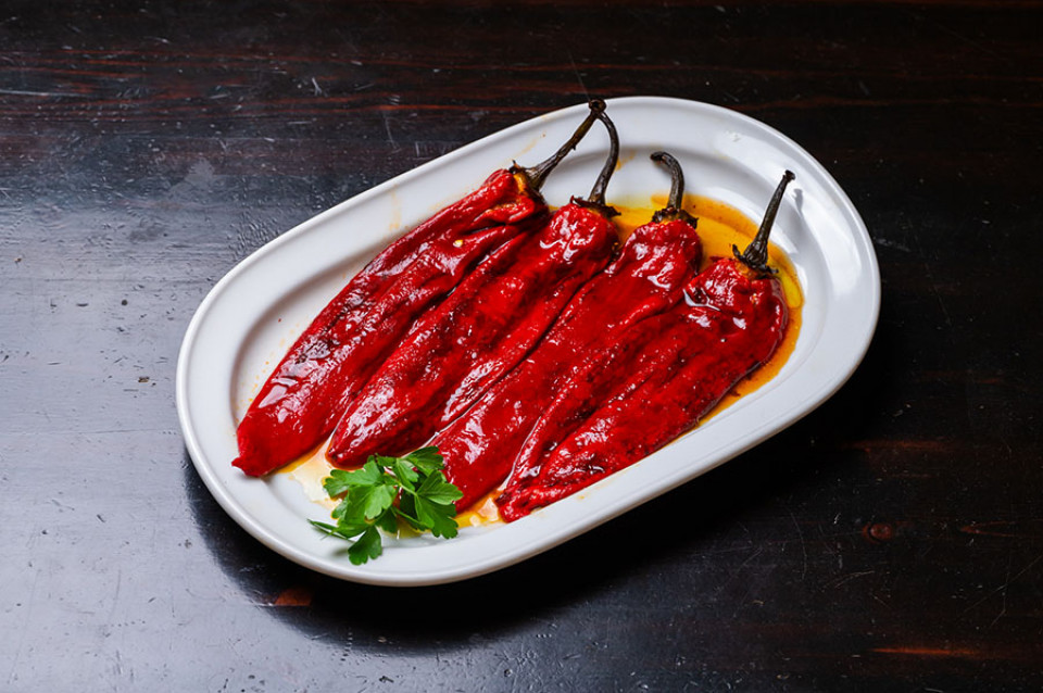 Pimientos templados de Carpia   Jota
