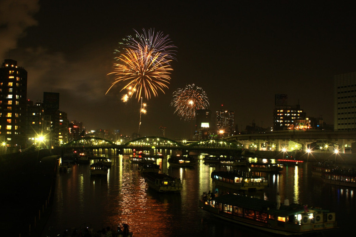 Sumida River Fireworks Festival 02