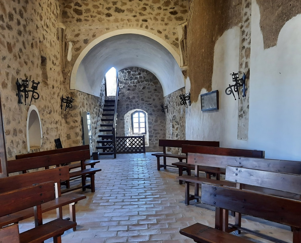 Interio del Castillo de Consuegra, Toledo