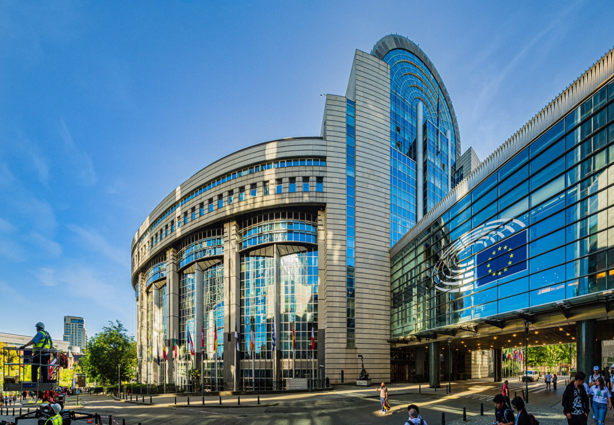 Parc Lu00e9opold   Leopoldpark   European Parliament   Paul Henri Spaak buildi (1)