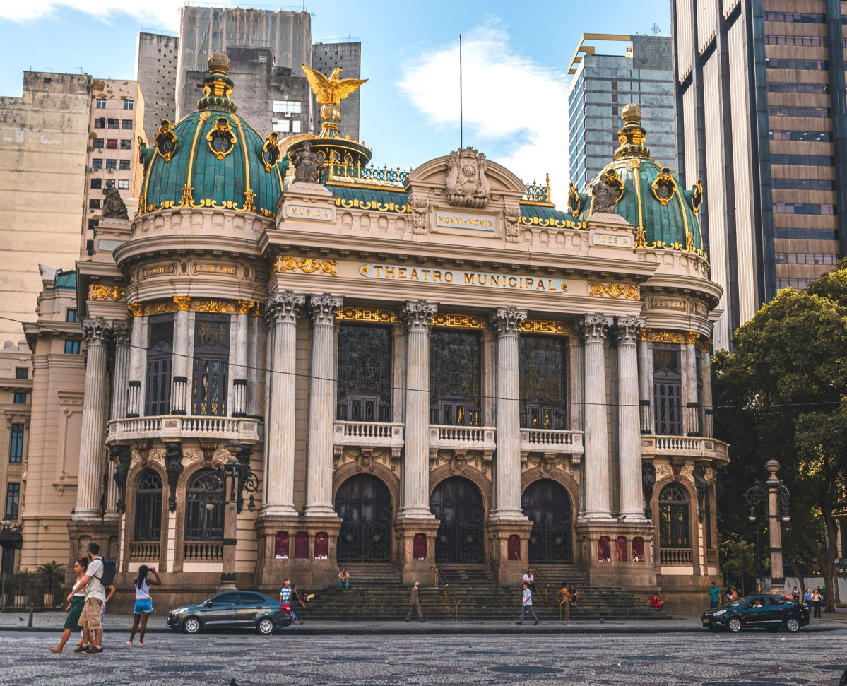 Teatro Municipal, Prau00e7a Floriano, Rio de Janeiro, Brasil