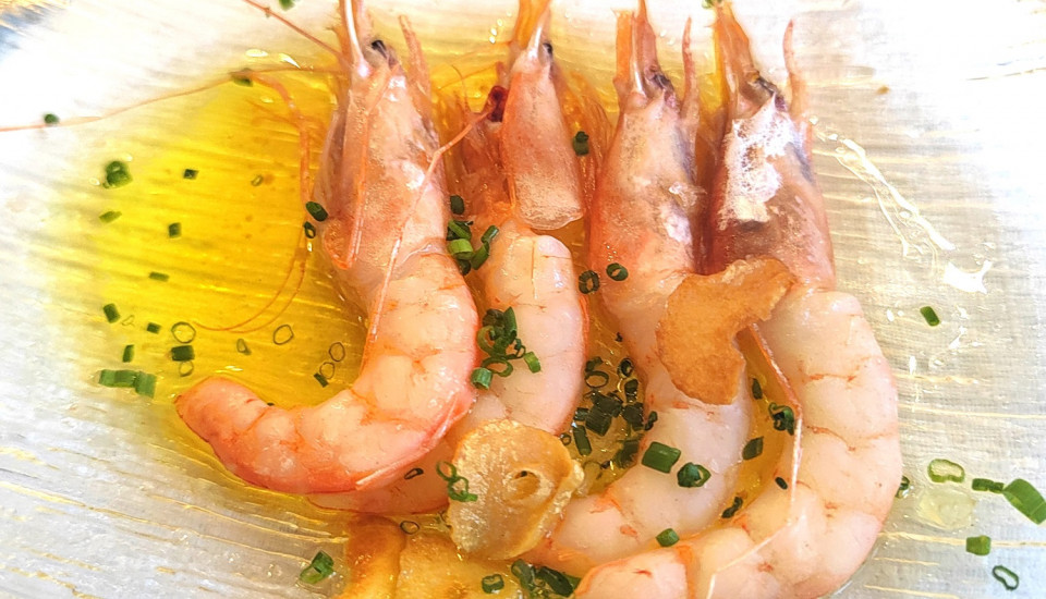 Gambas al ajillo de Treze