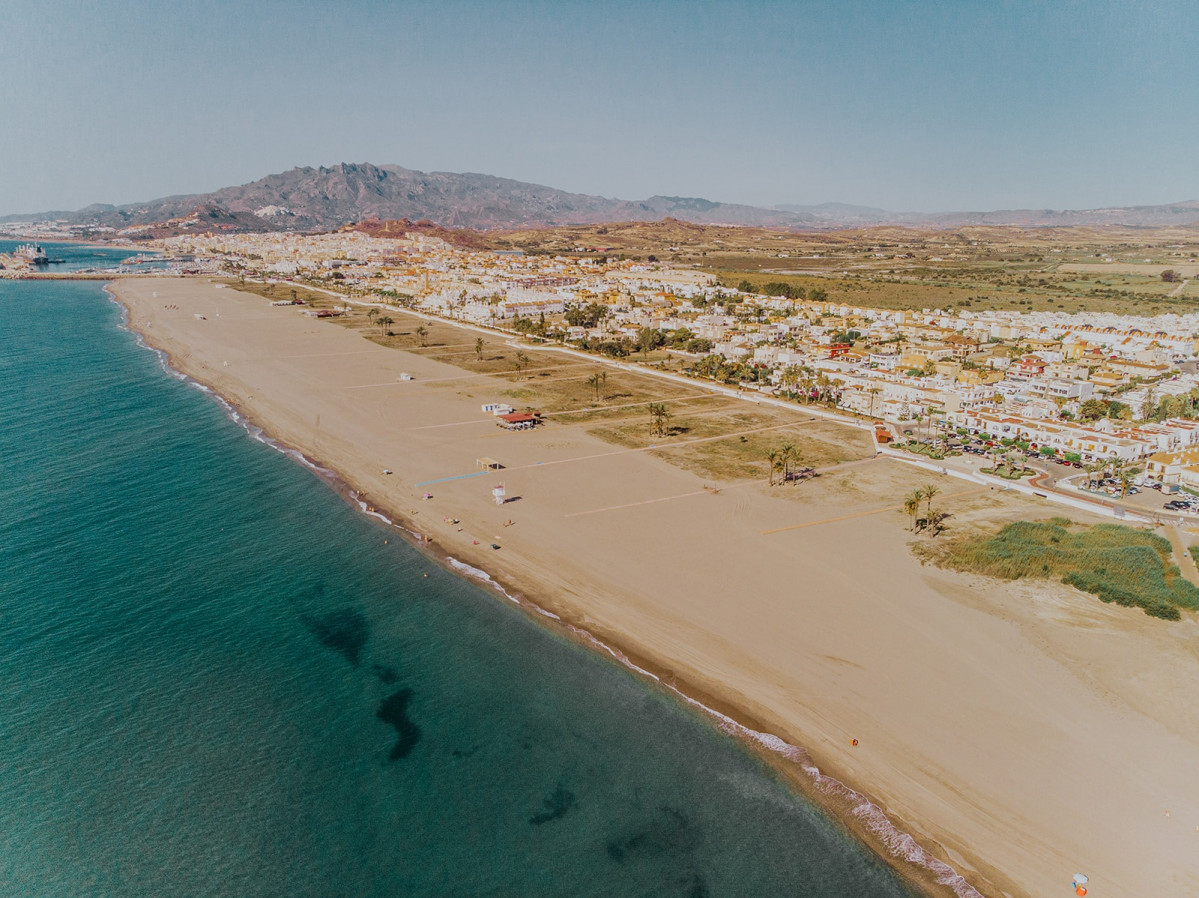 Vera, vista au00e9rea playa
