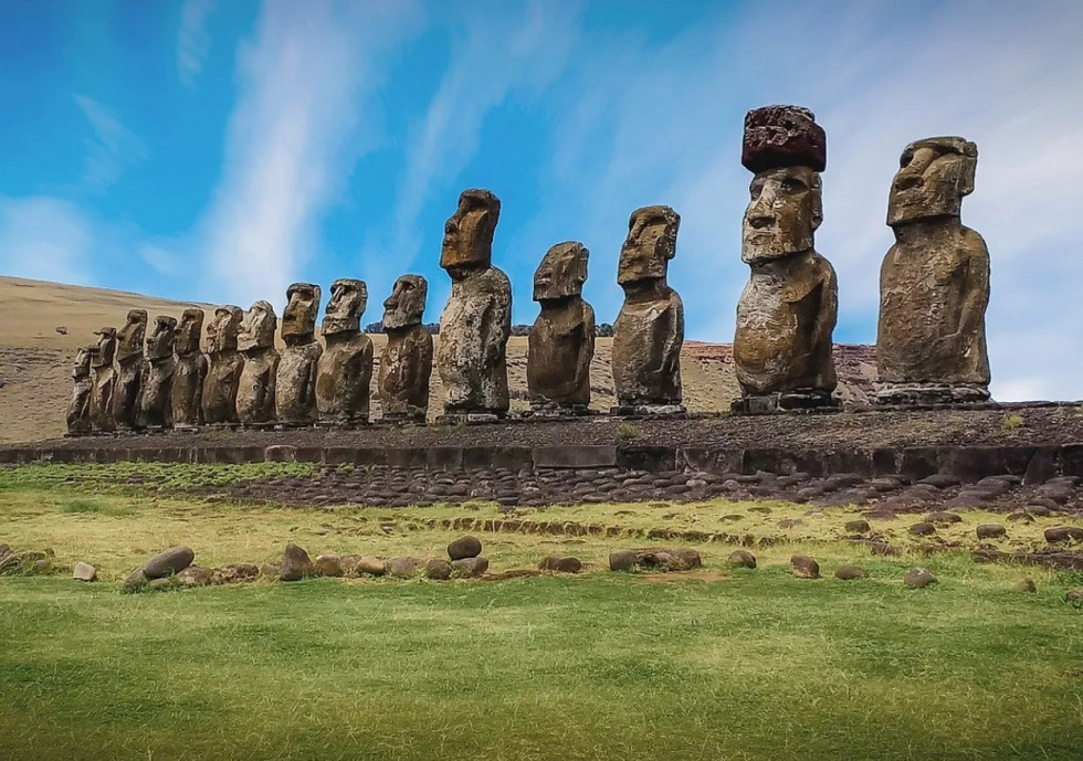 Isla de Pascua, Tongariki, el más grande centro ceremonial de la isla