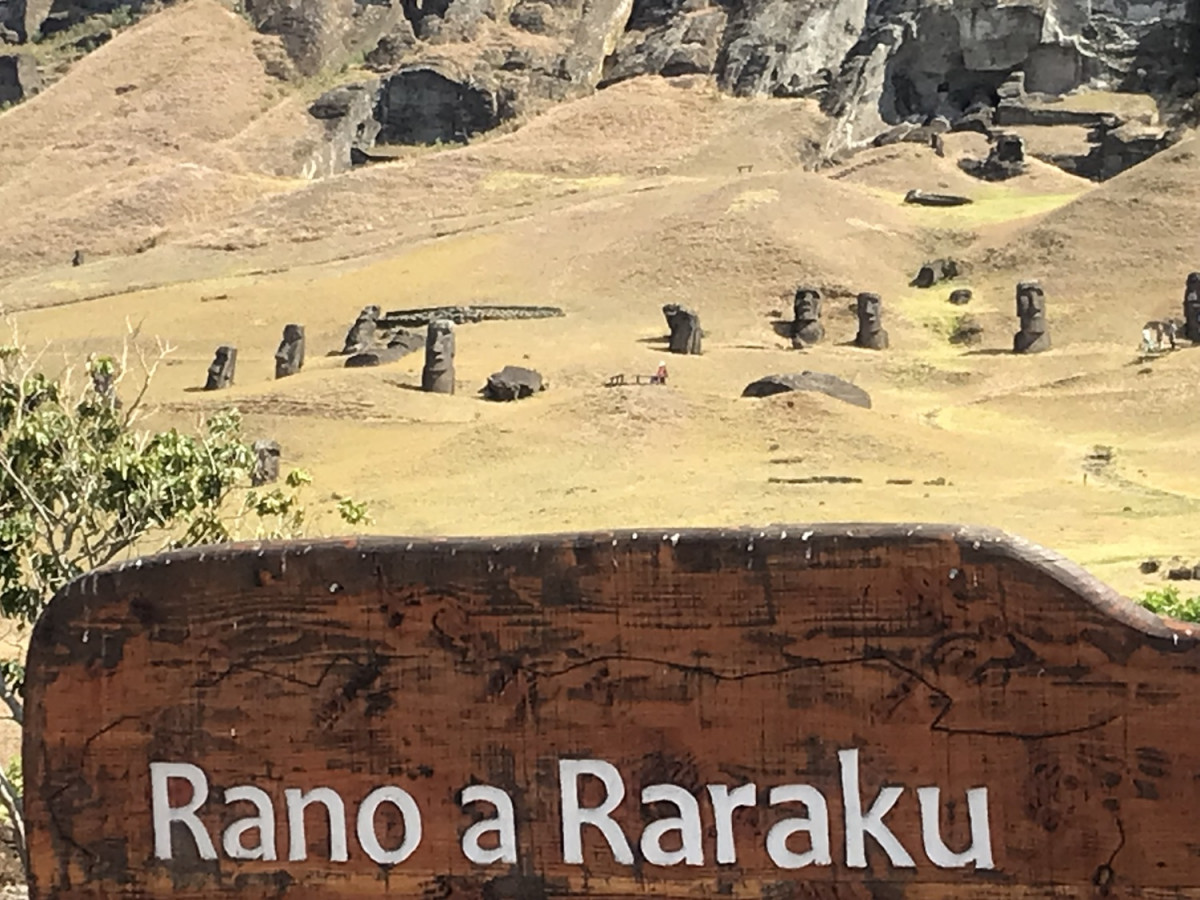 Ranu Raraku, la Cantera, donde se tallaron los Moais