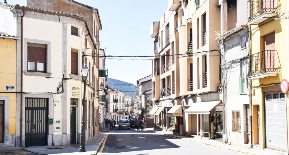 Otro aspecto de La Calle Mayor de Barco de Ávila