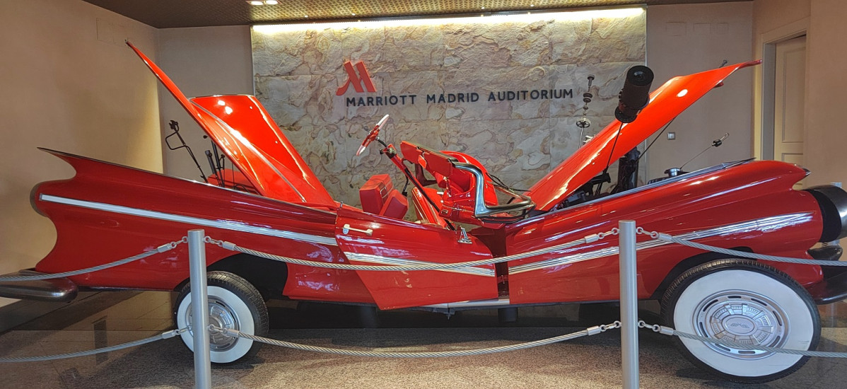 Marriott Madrid Auditorium lobby
