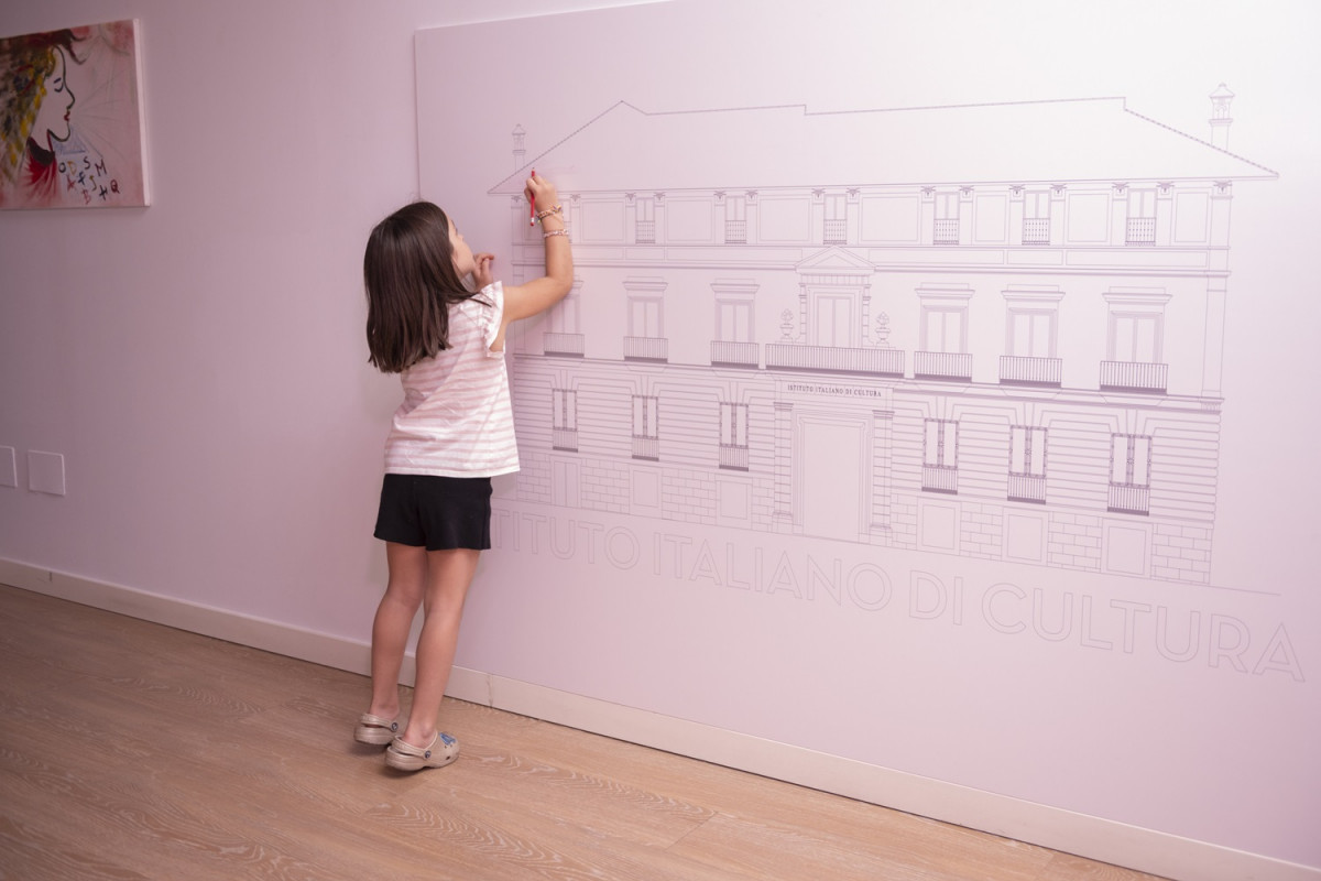 85 anni con arte  Sala dedicada a los niu00f1os. Istituto dei piccoliu00a9 Matteo Rovella