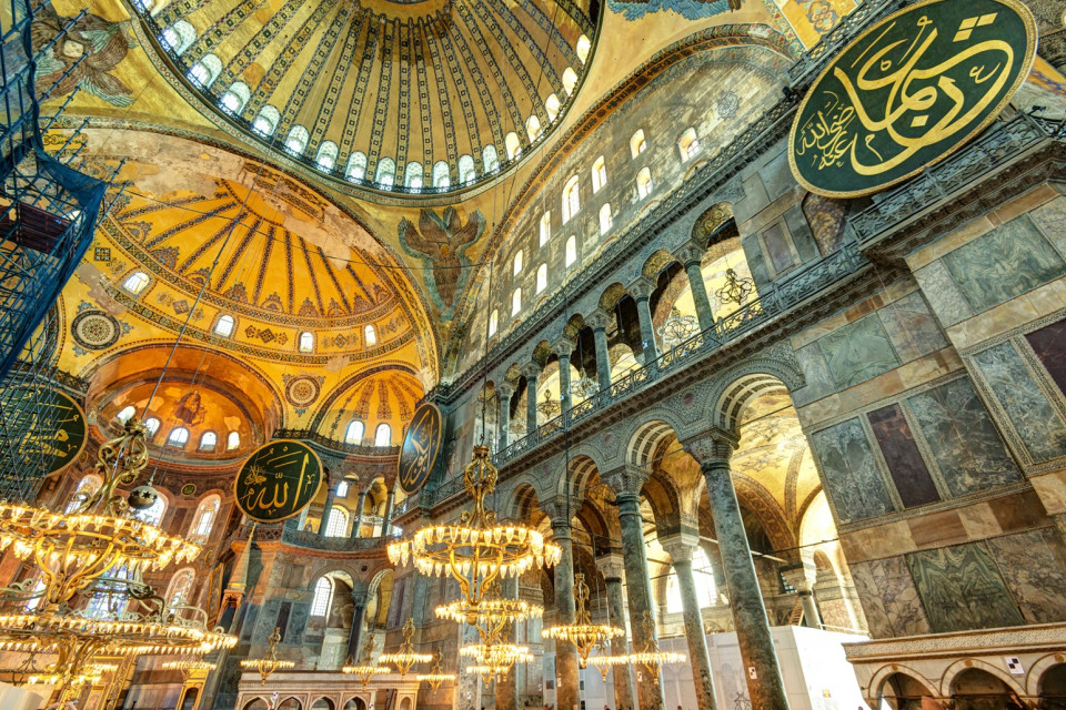 Hagia Sophia, interior, İstanbul
