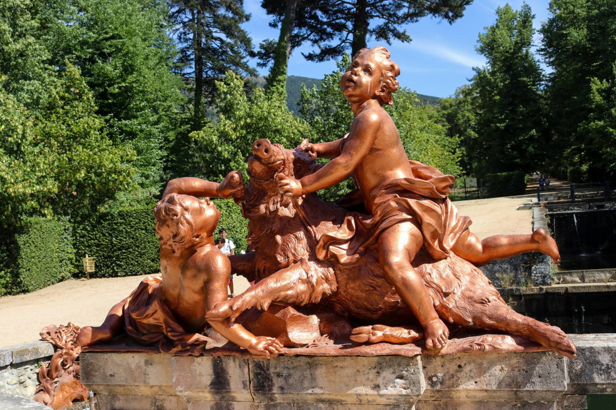 Fuente La Selva, en los Jardines del Palacio de la Granja