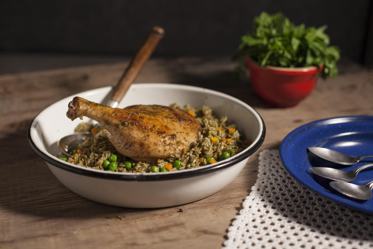 Arroz con pato