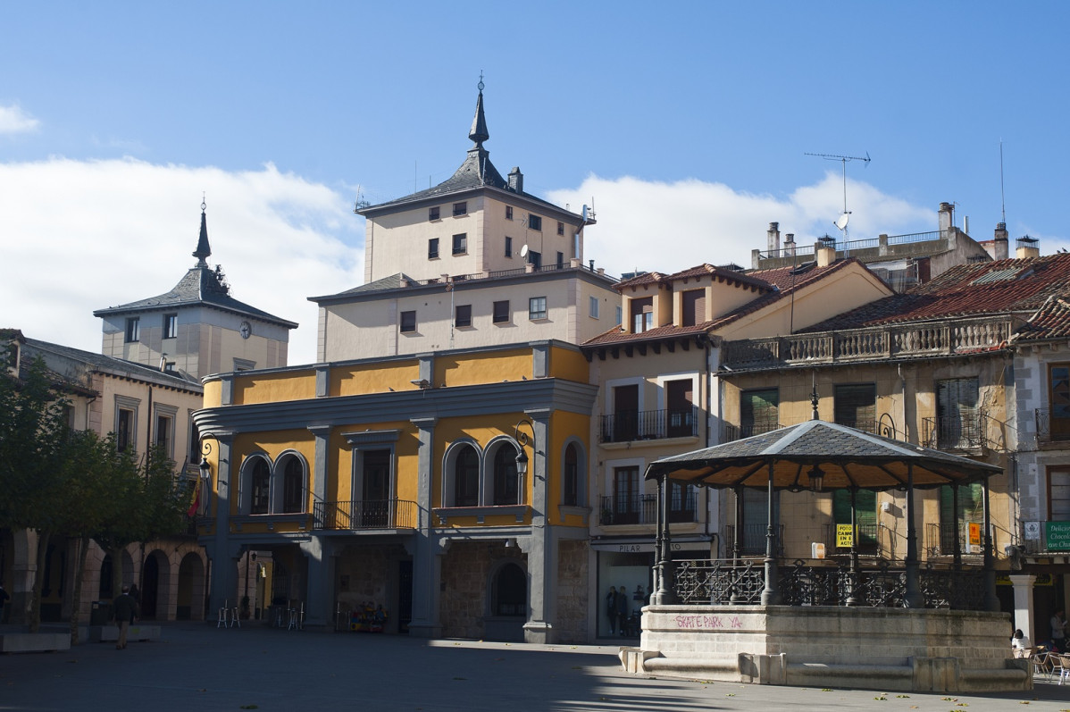 AAranda de del Duero, Plaza Mayor, foto Miguel Angel Munoz Romero