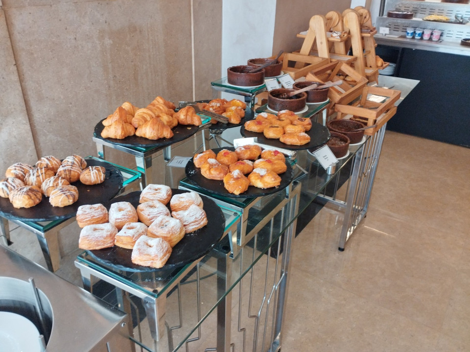 Detalle del buffet desayuno