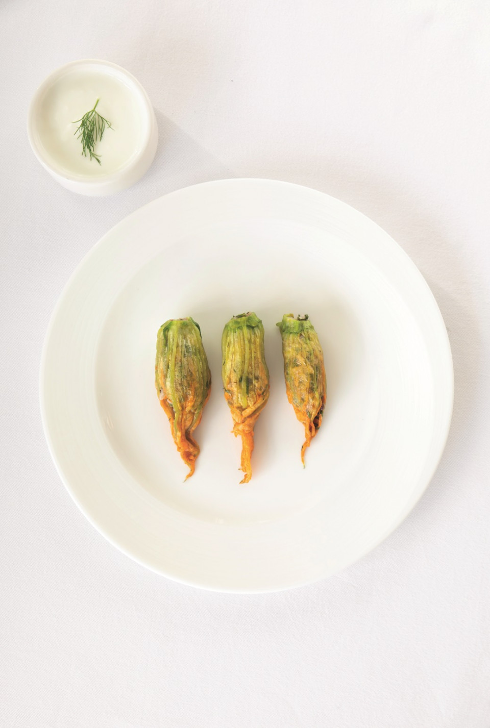 Stuffed Zucchini Flower 1