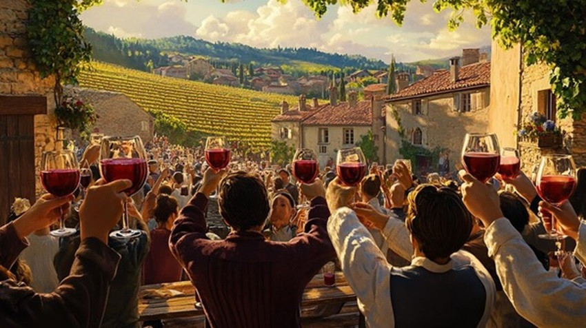 Fiesta Beaujolais Nouveau ha llegado a todo el mundo (1)