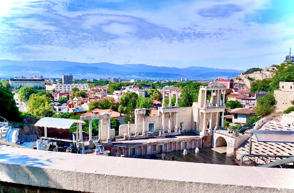 Plovdiv, Panorámica, Bulgaria
