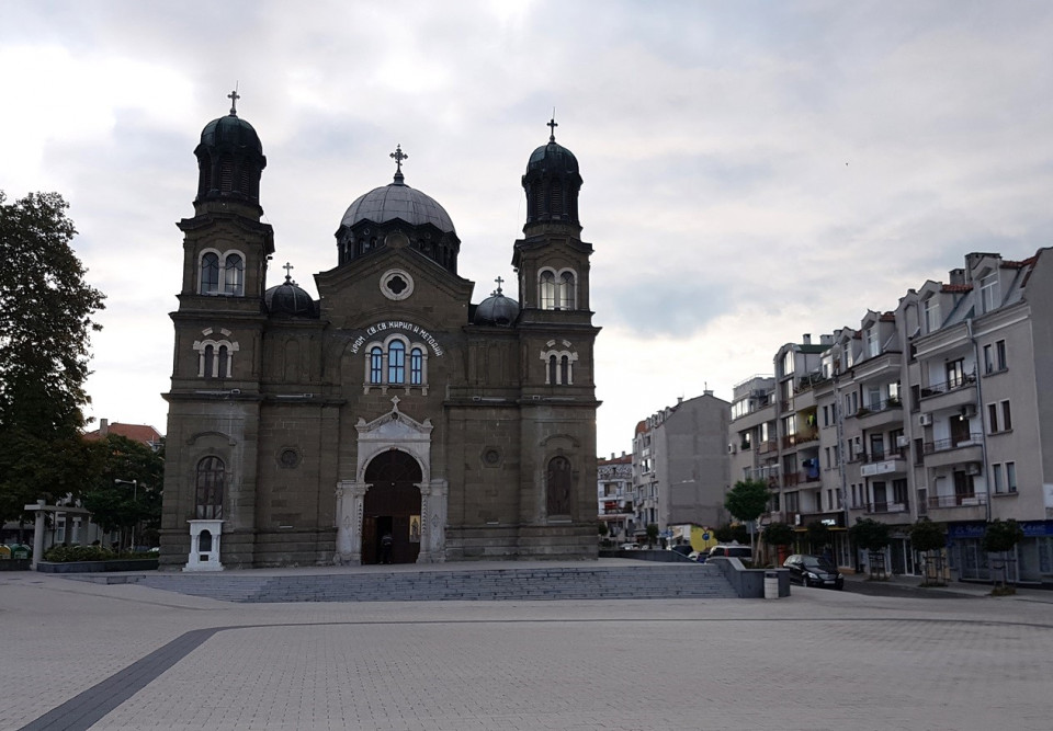 Iglesia de San Cirilo y Metodio en Bourgas, Bulgaria