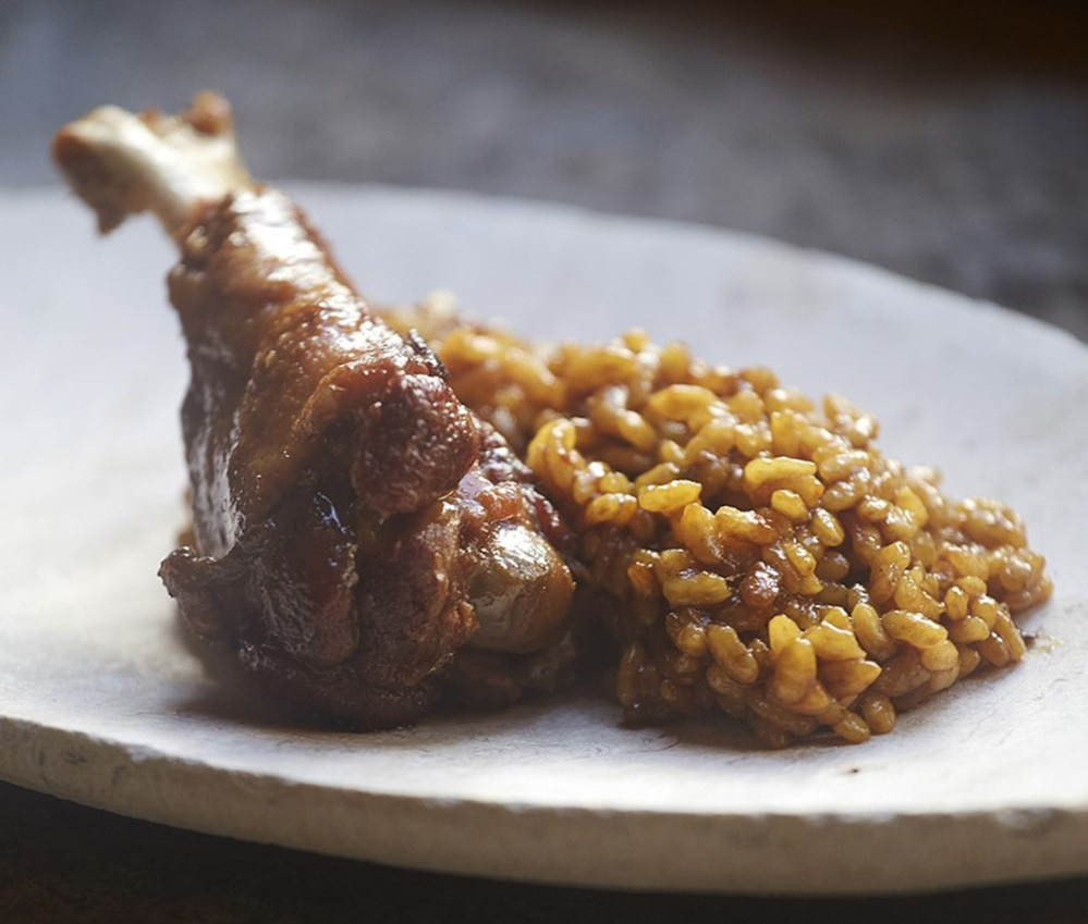 Arroz con pitu Casa Marcial m