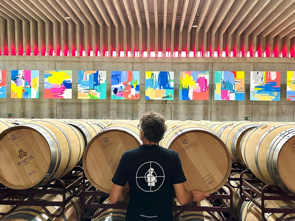 Santiago Picatoste en Bodegas Portia