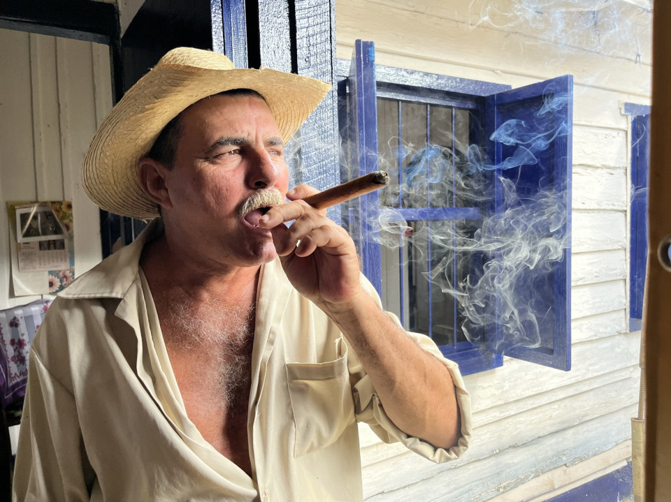 Benito Camejo, productor de tabaco
