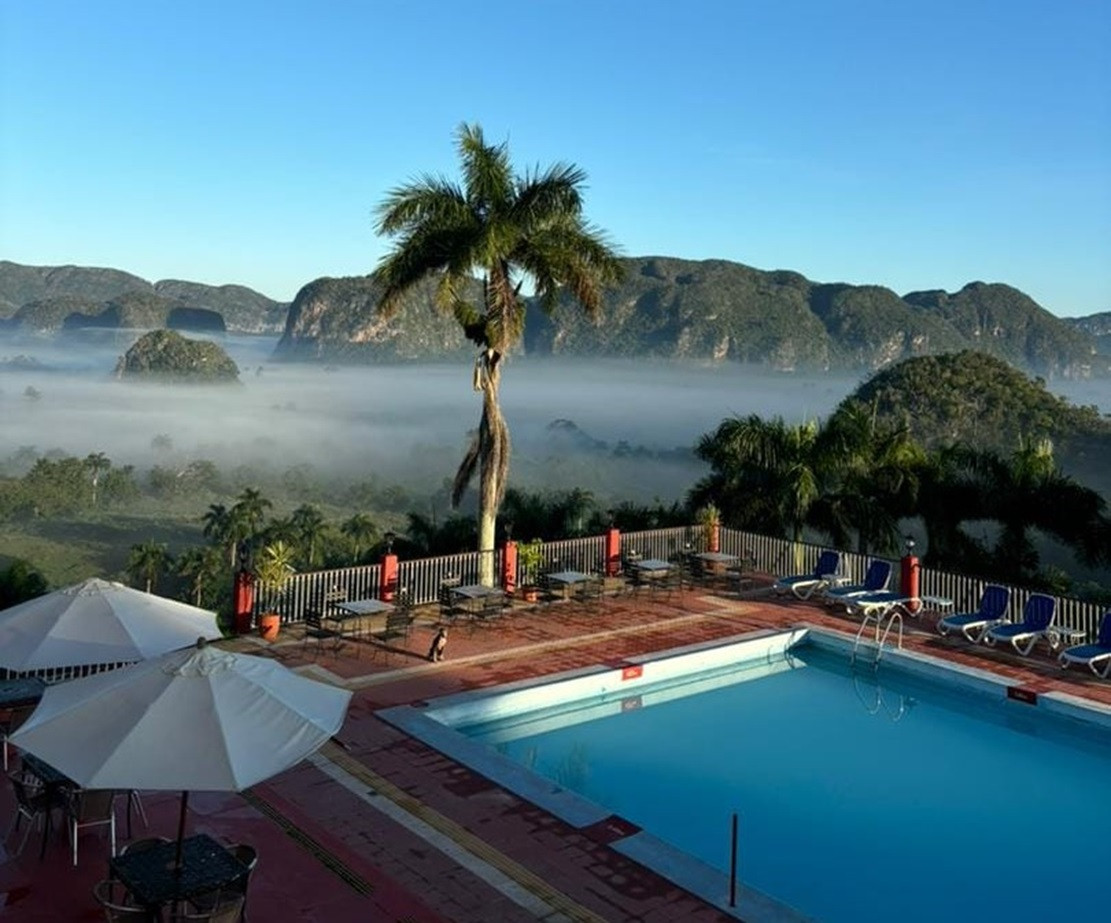 Viñales, Vista desde el Hotel Los Jazmines