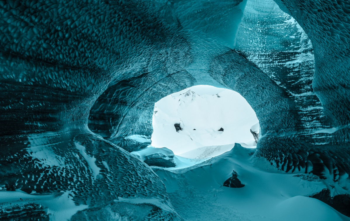 Islandia volcu00e1n Katla cueva de hielo