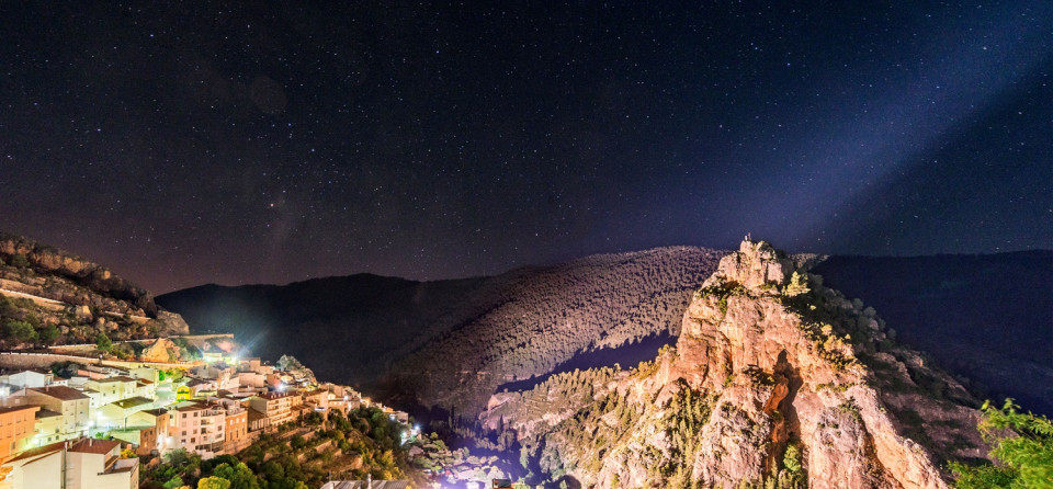 Ayna vista noche Sierra del Segura C M
