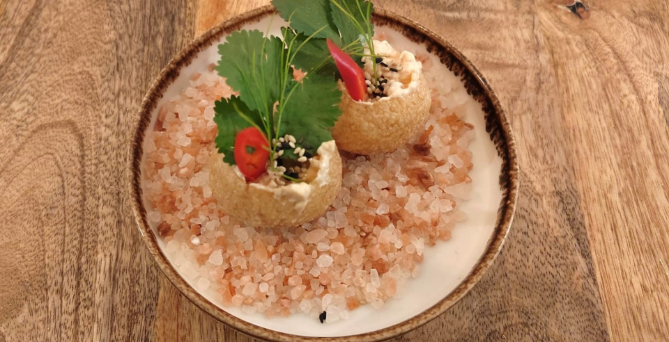 Lartisan, Pani Puri de salmón