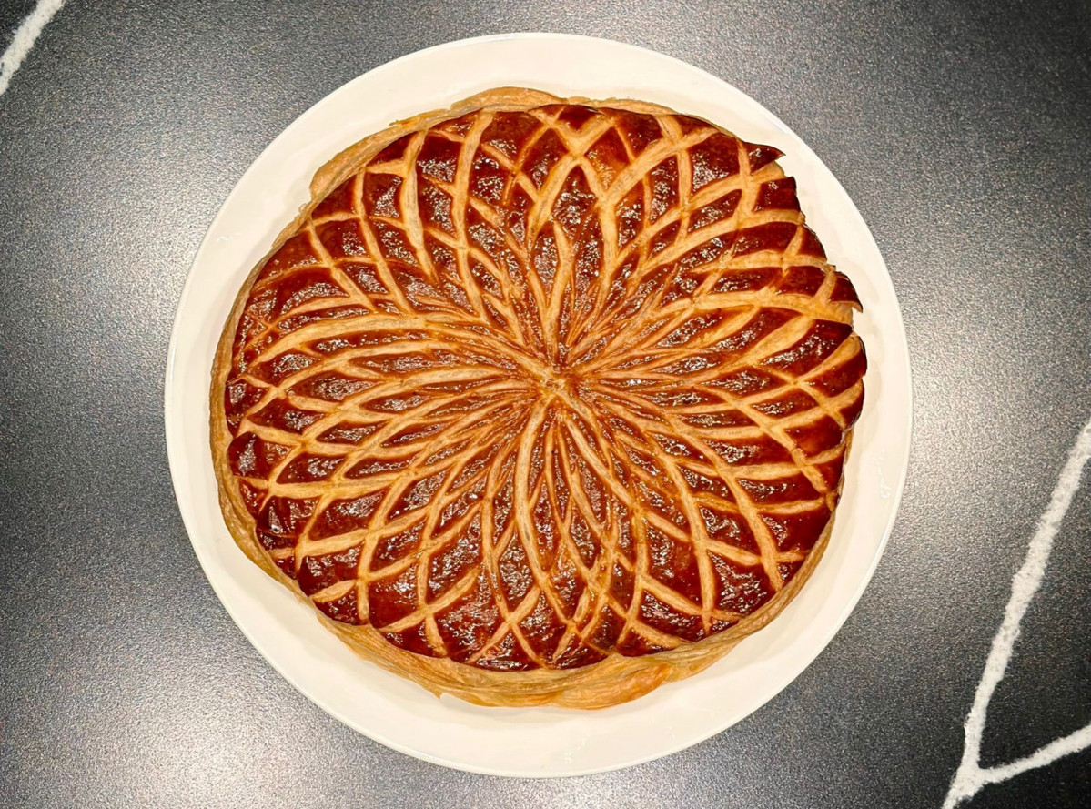 Galette des rois del restaurante Allu00e9gorie