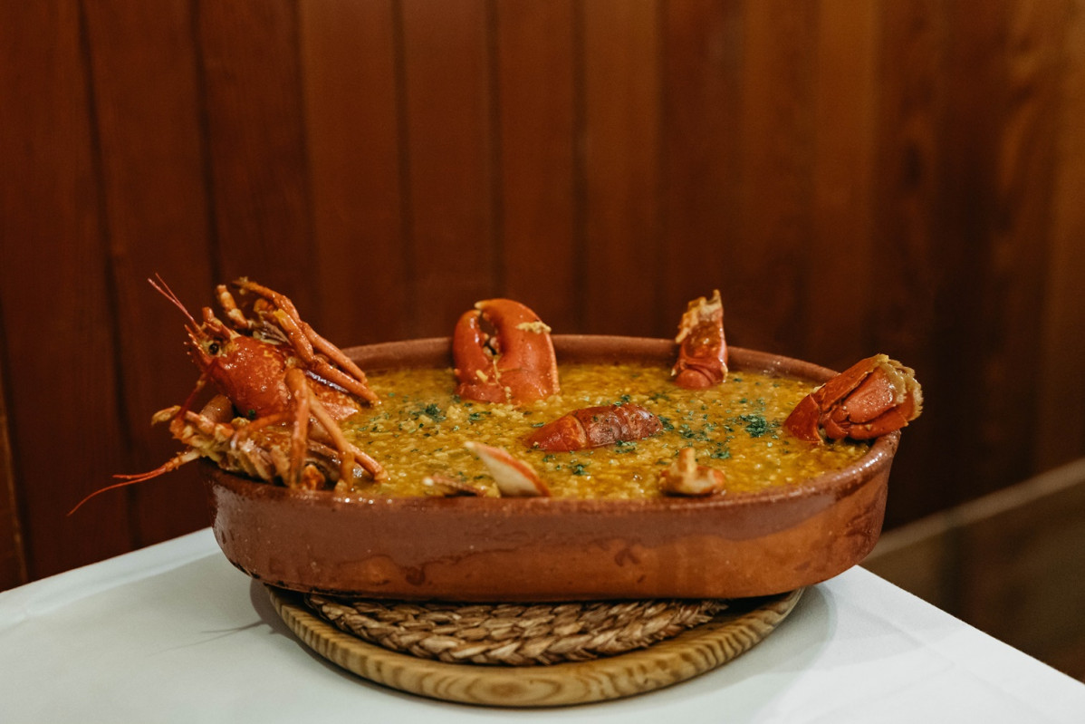 Arroz con bogavante la Gran Tasca