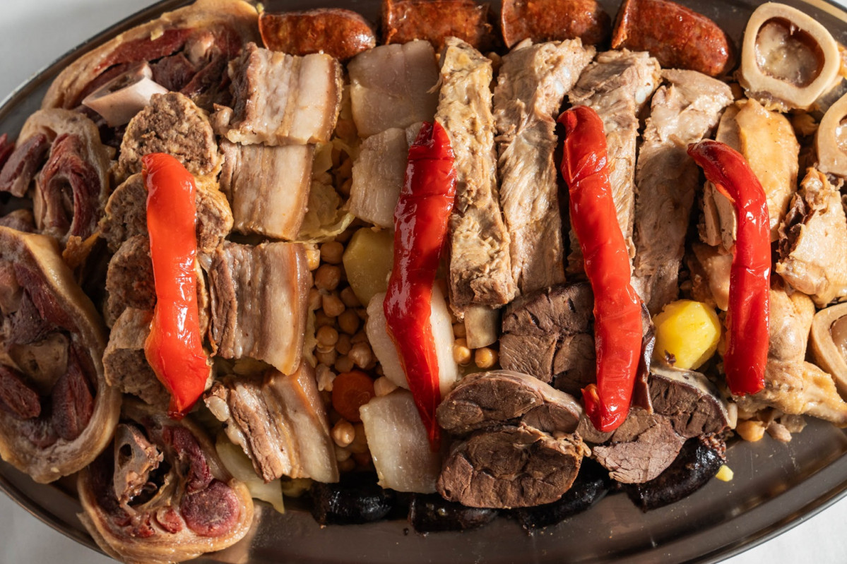 Segundo plato del Cocido La Gran Tasca