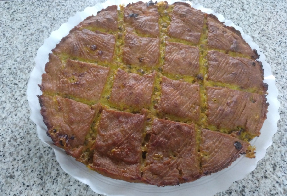 Empanada millo berberechos forno do couto noia