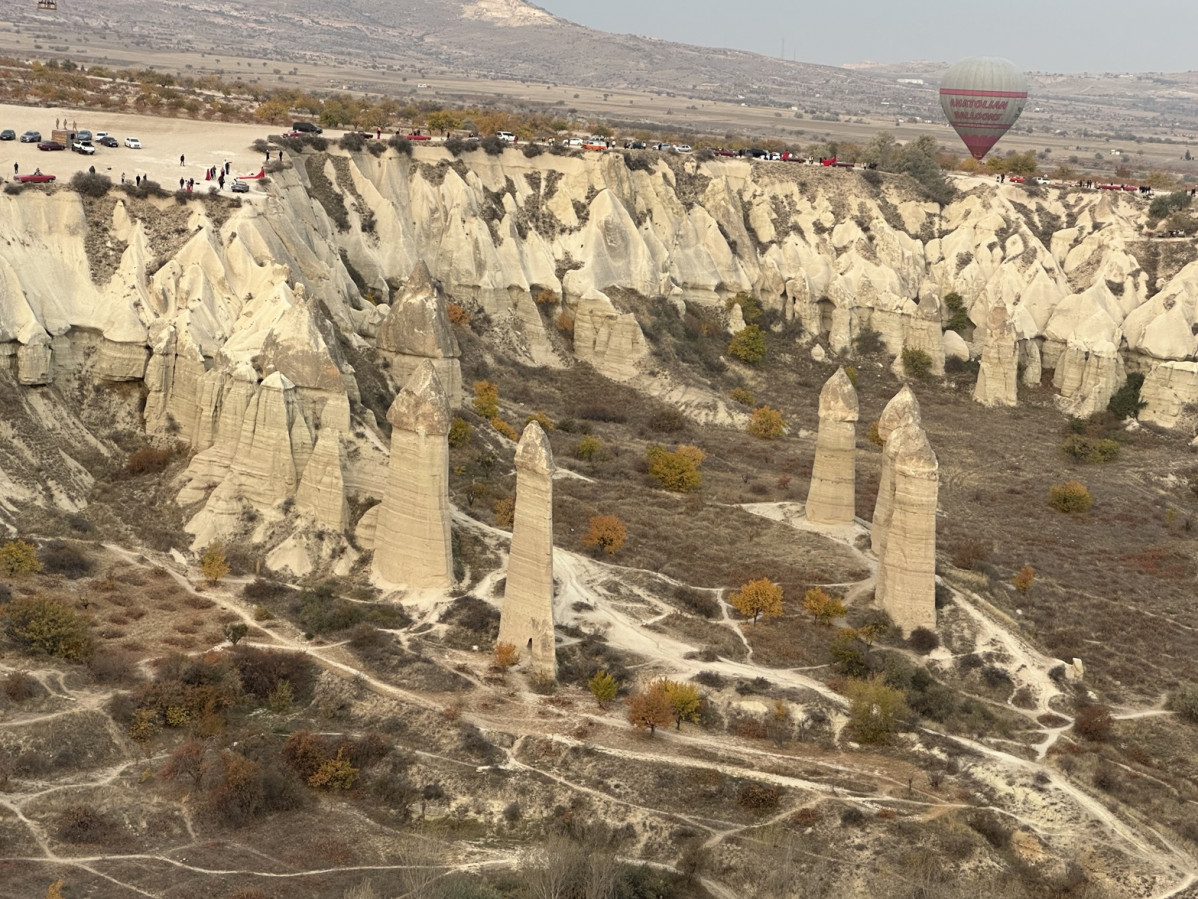 Capadocia, Vuelo en Globo aerostu00e1tico, sobre el Valle del amor en  Goreme, AAS 1124