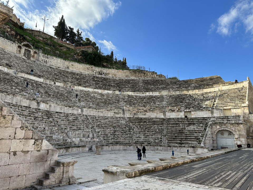 Teatro Romano de Amán, detalle del aforo, @ Antón Alonso