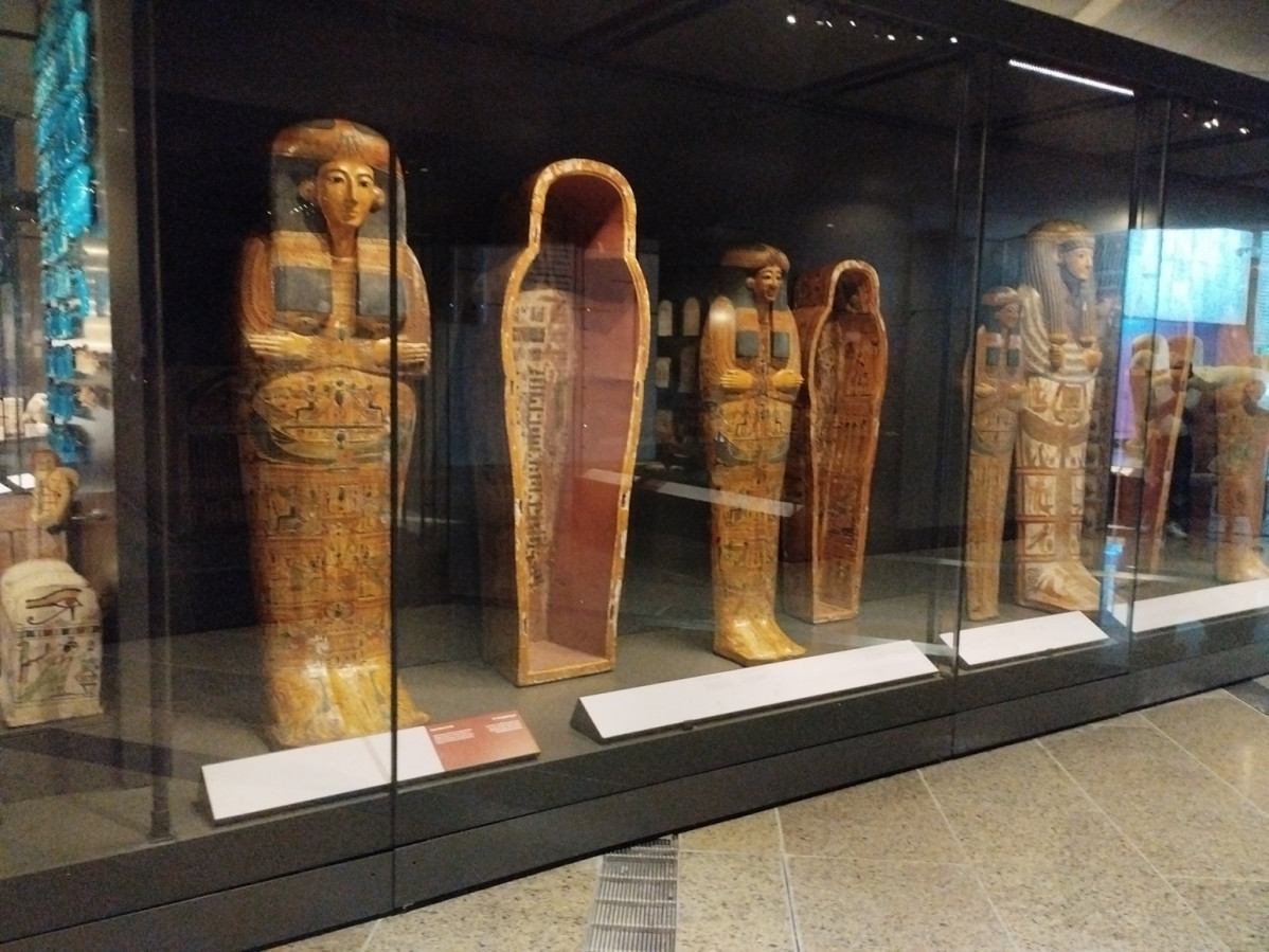 Detalle de una de las dependencias por etapas del Gran Museo de El Cairo.