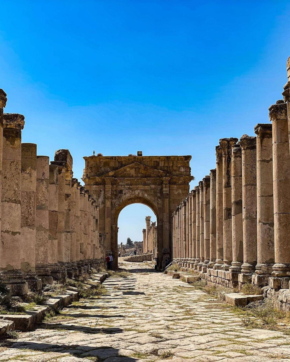 Jerash, puerta Norte y Tethrapylon, Jordania IMG 8764 (2)