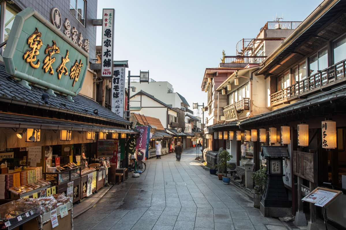 Shibamata, Calles del barrio de... Tokio
