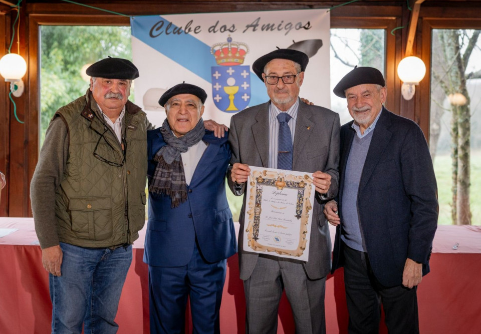 Manolo Seixas, Antón Alonso, José Luis Otero y Xesús Palmou