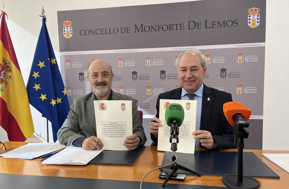 Foto Alcalde e Presidente da CHMS asinan convenio que mellorará e amplia...