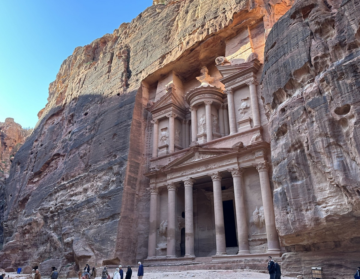 Petra, Fachada del Tesoro, @Antu00f3n Alonso S.