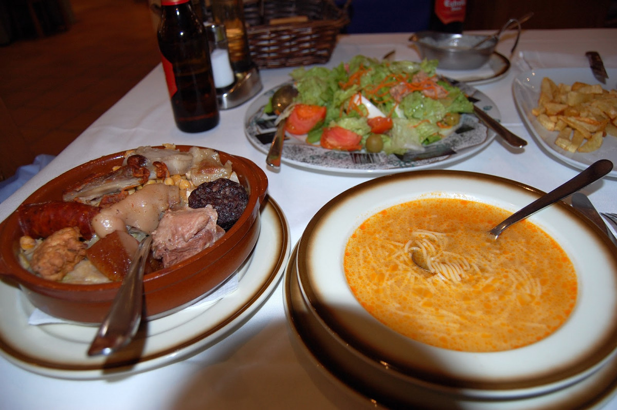 Cantabria Potes cocido lebaniego completo