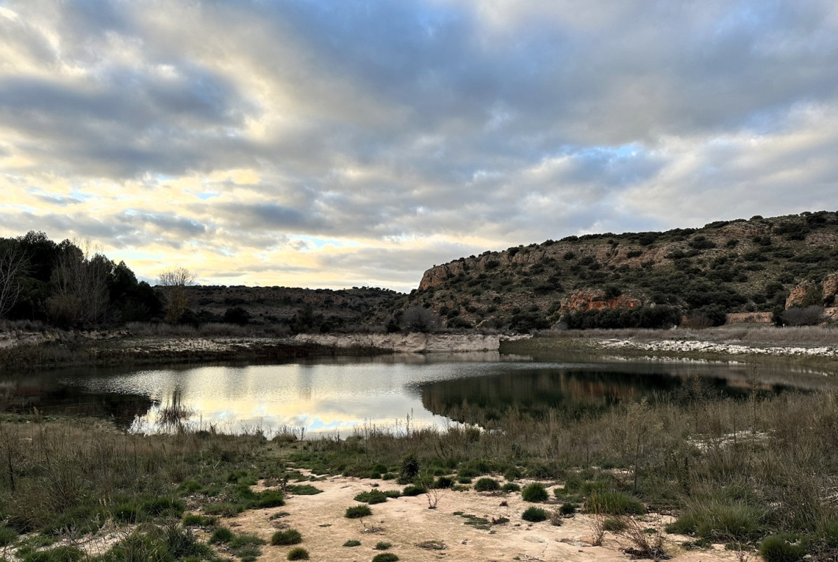 Laguna Redondilla, Ossa de Montiel, atardecer
