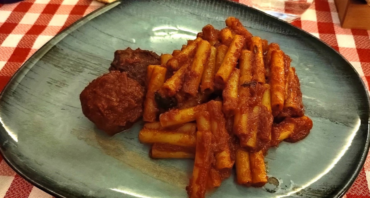 Ziti al ragu00fa de Totu00f3 e Peppino