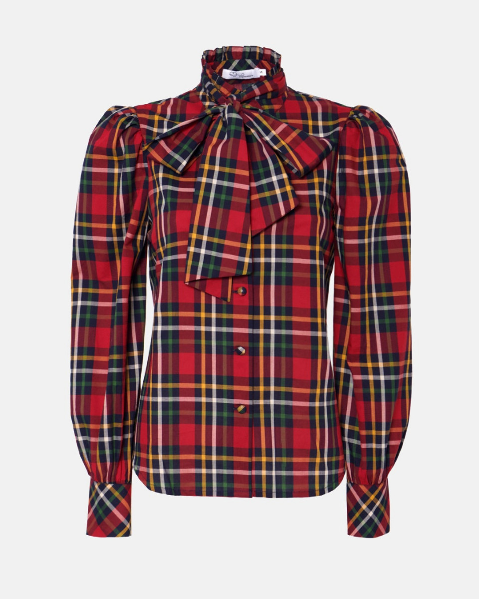 Blusa escocesa