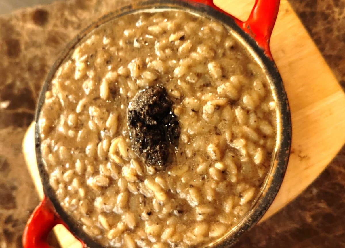 Falso risotto con boletus y trufa