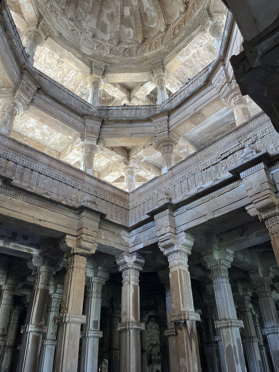 Champaner. Cúpula del Jama Masjid