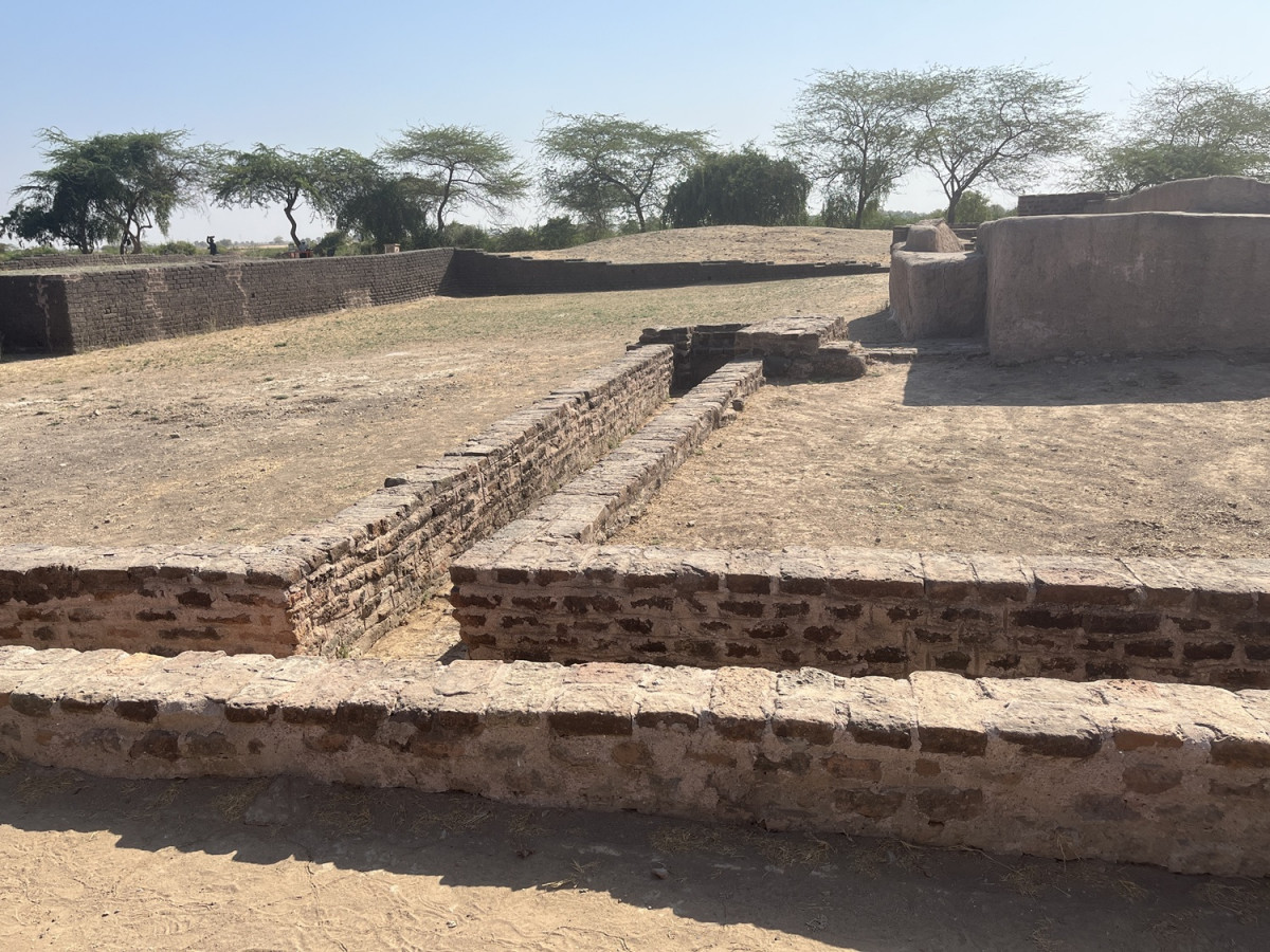 Lothal. Canalizaciones de agua de la ciudad