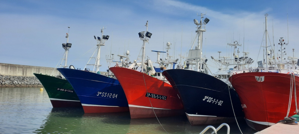 Barcos en el Puerto de Laredo